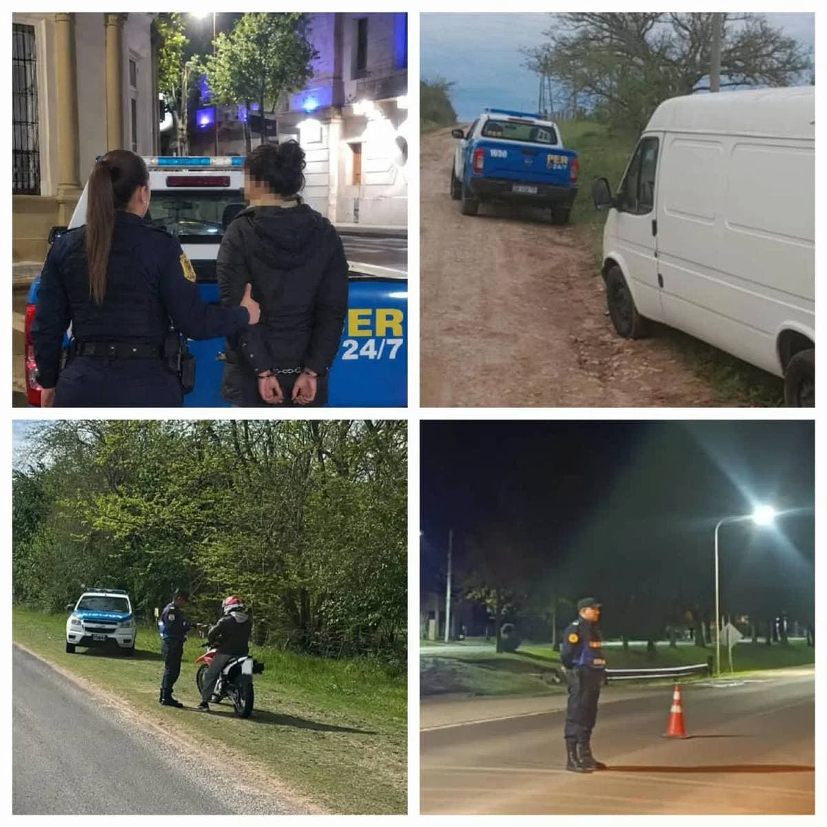 Recuperaron un utilitario denunciado como robado y detuvieron a una joven por otro hecho en Diamante - imagen de origen