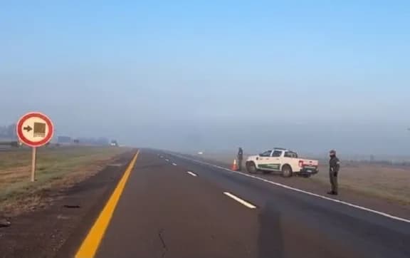 Rutas 12 y 14: Gendarmería y la Policía montan un operativo de prevención por intensa niebla - imagen de origen