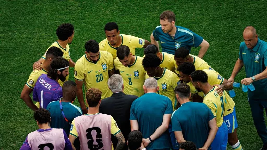 Brasil encontró en la calma de Ancelotti el camino a la remontada ante Japón - imagen de origen