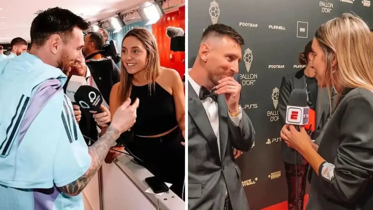 "Que si te miro, que no te miro...", el inesperado gesto de Messi con Sofi Martínez para desterrar rumores - imagen de origen