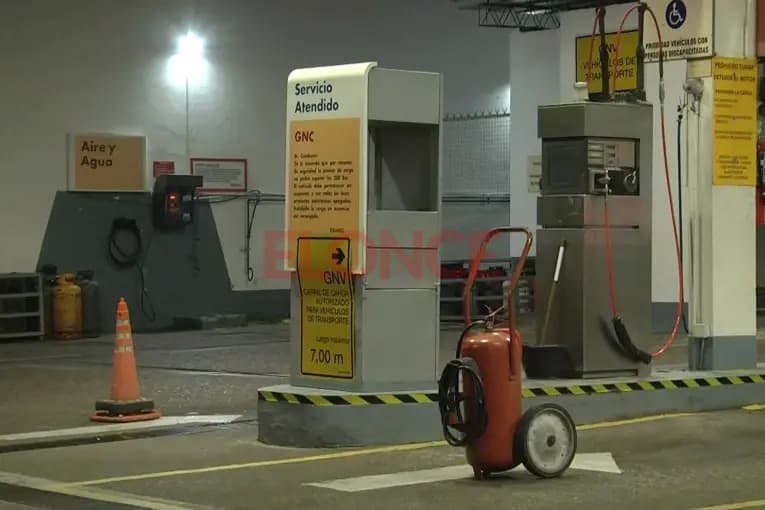 El corte de gas en Paraná también afectó a varias estaciones que expenden GNC - imagen de origen