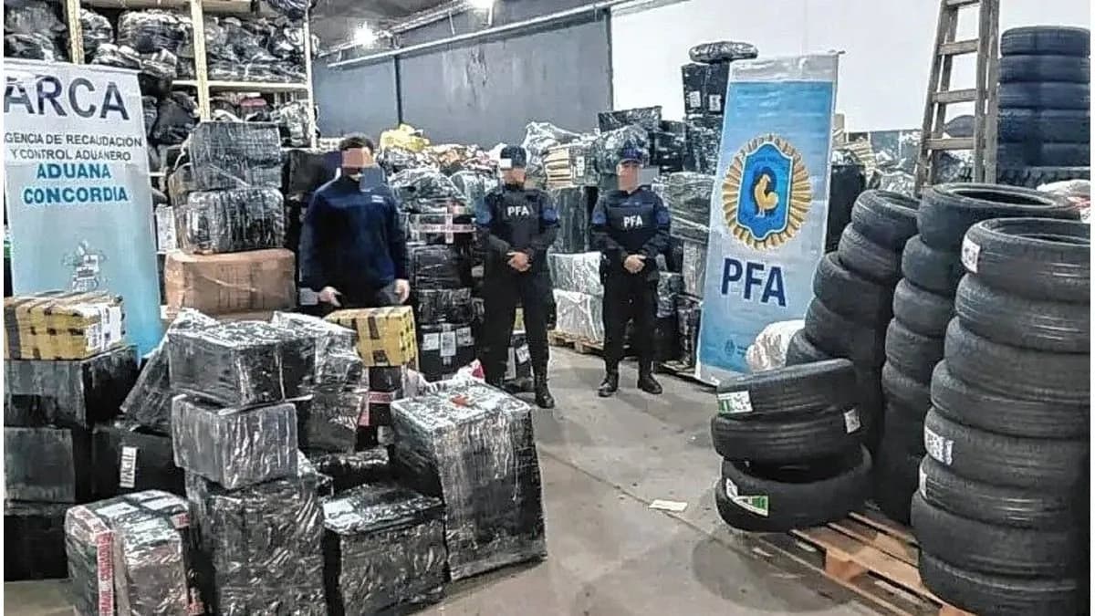 Concordia: incautaron mercadería valuada en más de $580 millones durante un operativo en la Ruta 14 - imagen de origen