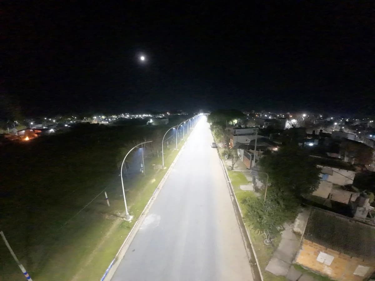 El Tránsito Pesado ya tiene encendidas las 130 nuevas luminarias LED - imagen de origen