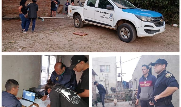 Allanamiento y secuestro de elementos que habían sido sustraídos en Chajarí - imagen de origen