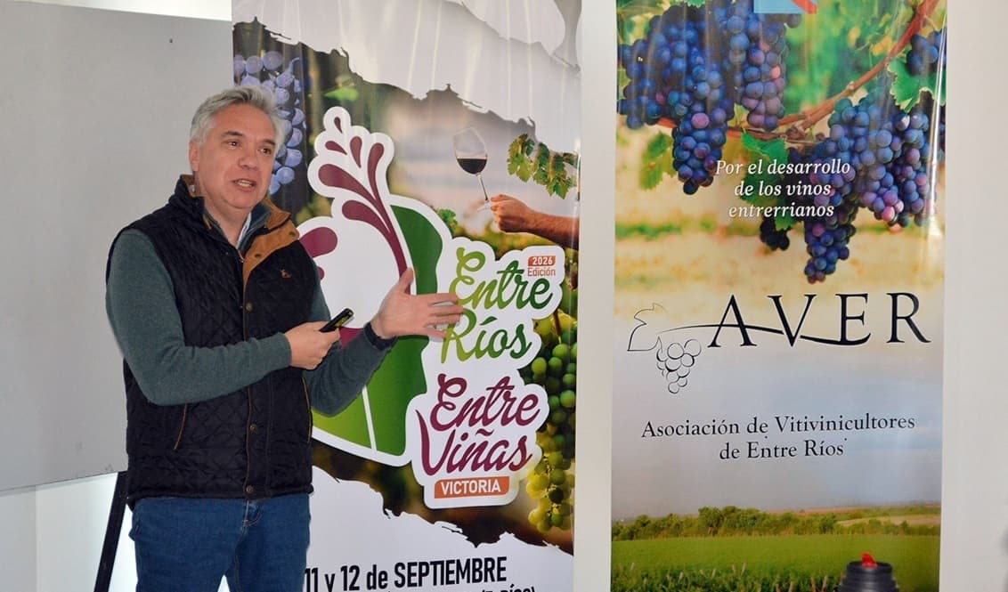 Andrés Passadore brindó una capacitación y asesoramiento en vitivinicultura - Dos Florines - imagen de origen