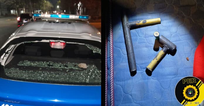 Detuvieron a un joven tras atacar un patrullero y ser sorprendido con un arma casera - imagen de origen