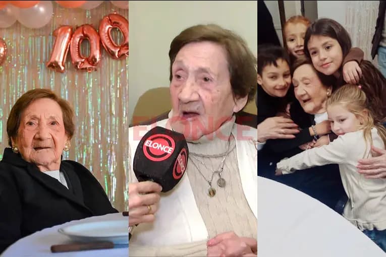 La abuela “Coco” celebró sus 100 años junto a su familia: “He hecho de todo en este mundo” - imagen de origen