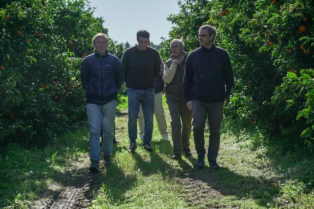Michel, Cresto y Bahillo se interiorizaron de la crisis del sector citrícola - imagen de origen