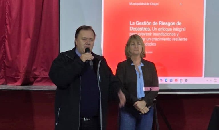 Emergencias: “La inversión previa reditúa, reduce la vulnerabilidad al riesgo” dijo especialista que visitó Chajarí - imagen de origen