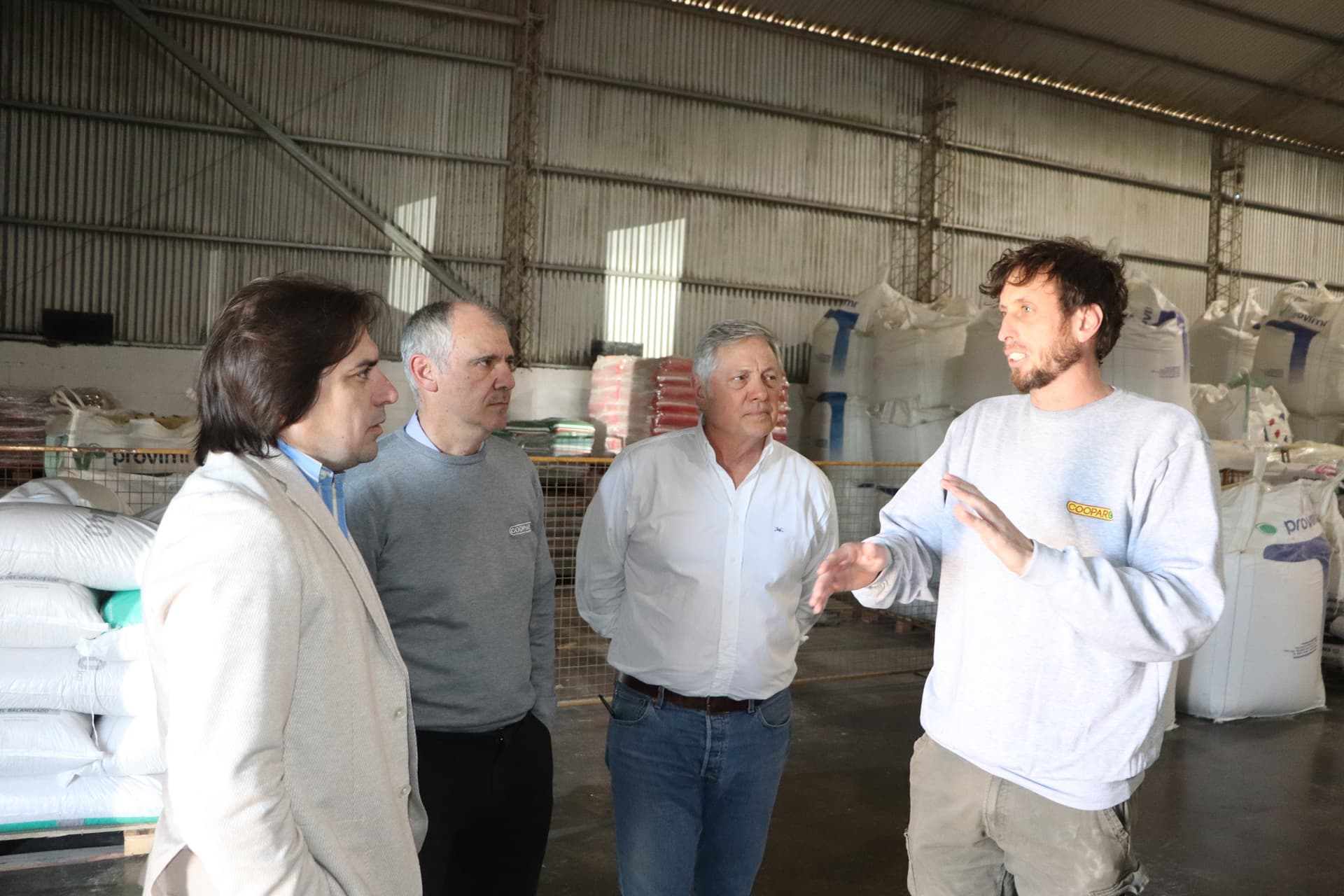 Coopar recibió la visita del presidente de Coninagro - imagen de origen