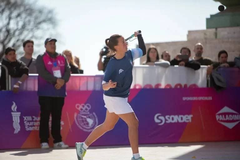 Paleta frontón: la entrerriana Melina Spahn ganó la medalla de plata en Santa Fe 2026 - imagen de origen