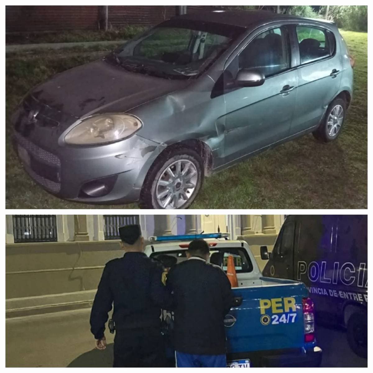 Hallaron en Strobel un auto robado horas antes en Crespo - imagen de origen