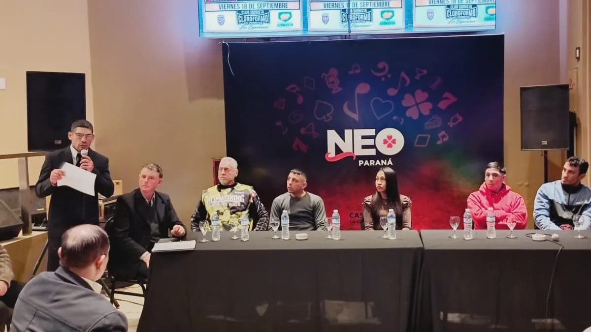 Presentaron el festival de boxeo que se realizará en Sionista - imagen de origen
