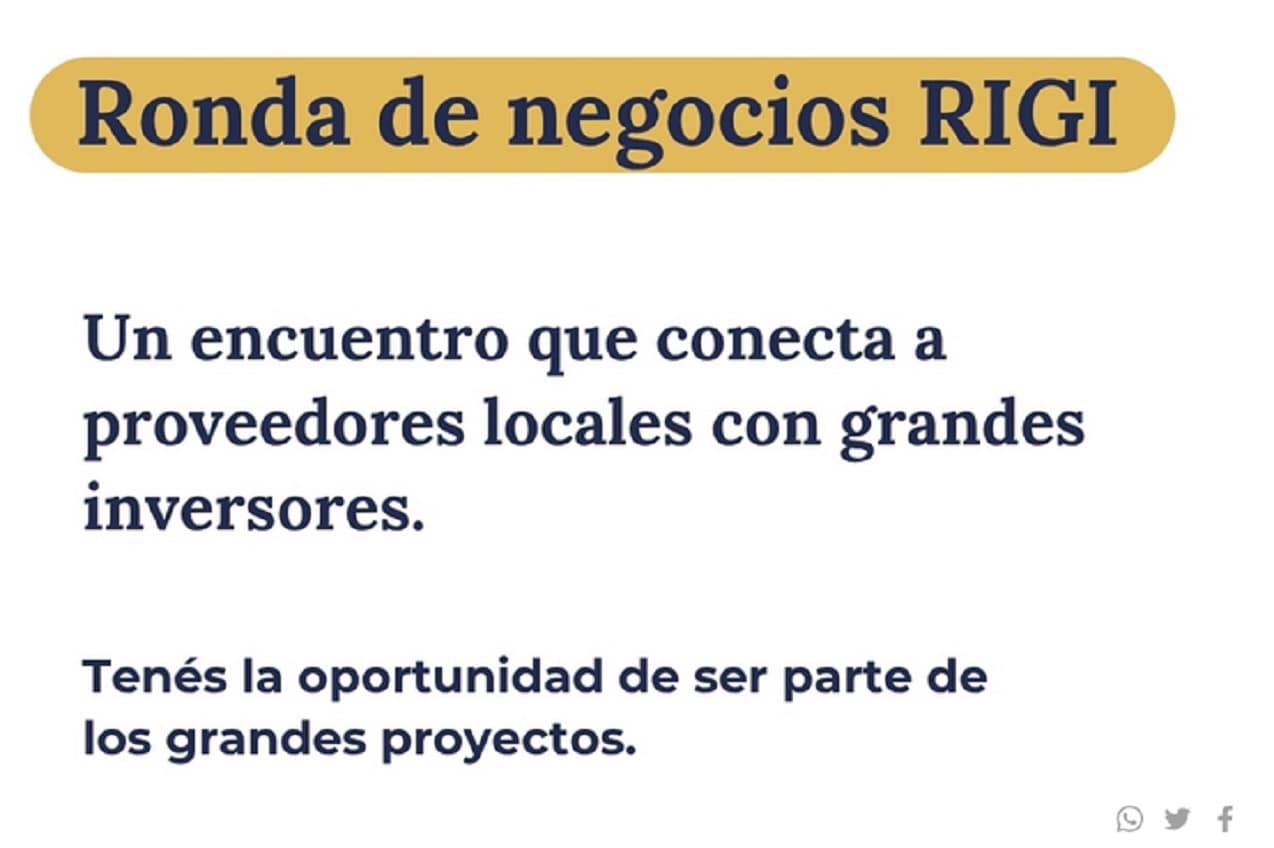 Empresas entrerrianas podrán participar de una ronda de negocios del RIGI - imagen de origen