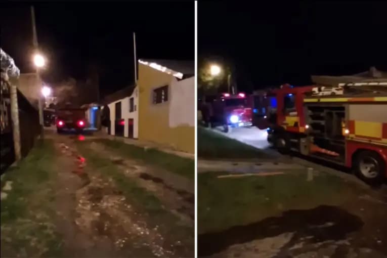 Se incendió una vivienda en Paraná y rescataron a un hombre que estaba en el baño - imagen de origen
