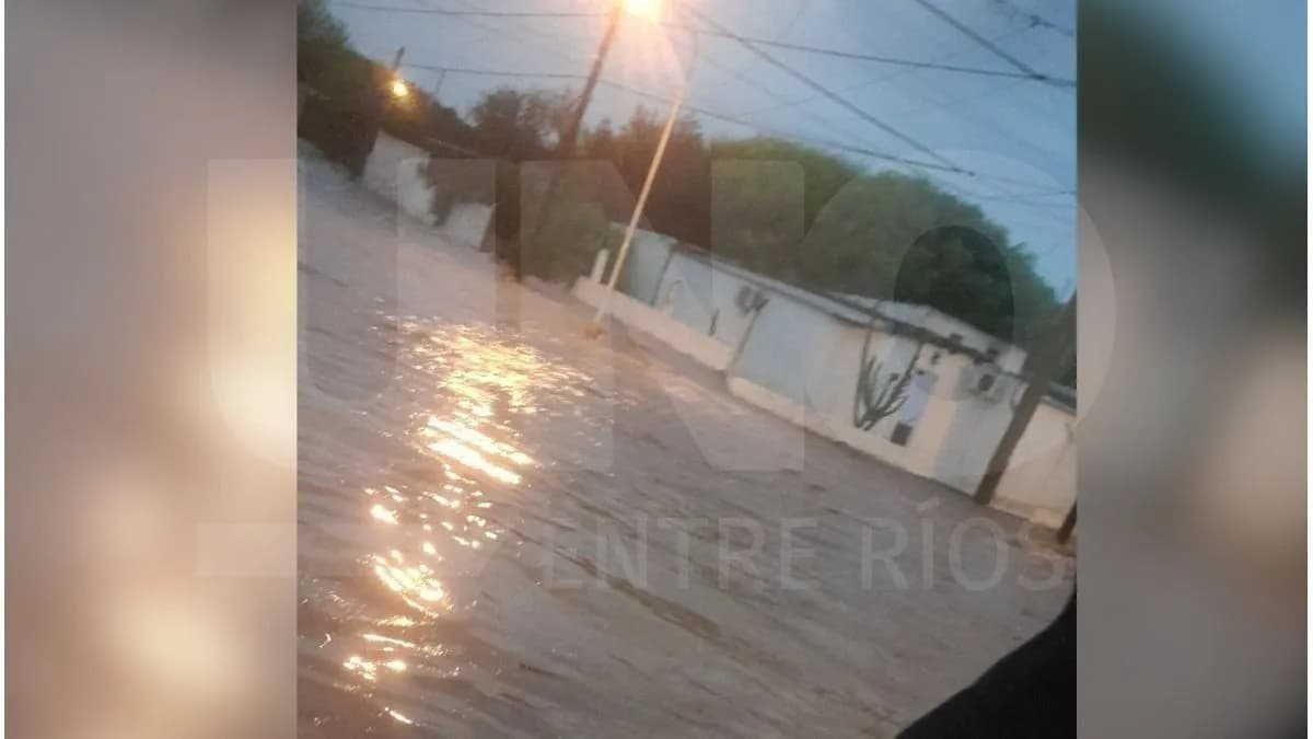 San Benito con calles cortadas por las lluvias - imagen de origen