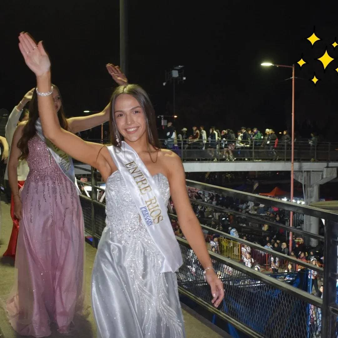 Ernestina Otegui representa a Entre Ríos en la Fiesta Nacional del Estudiante - imagen de origen
