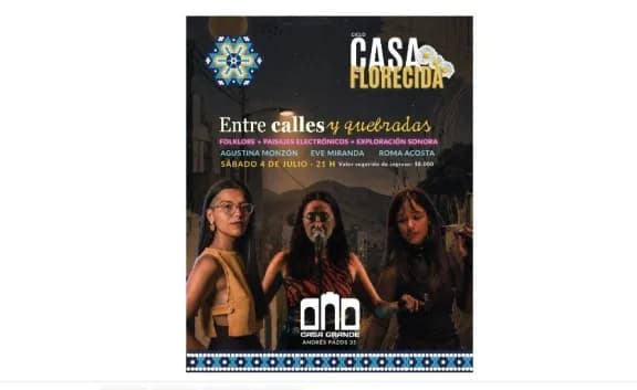 Inspirado en la obra de María Elena Walsh, el trío “Entre Calles y Quebradas” llega a Casa Grande - imagen de origen