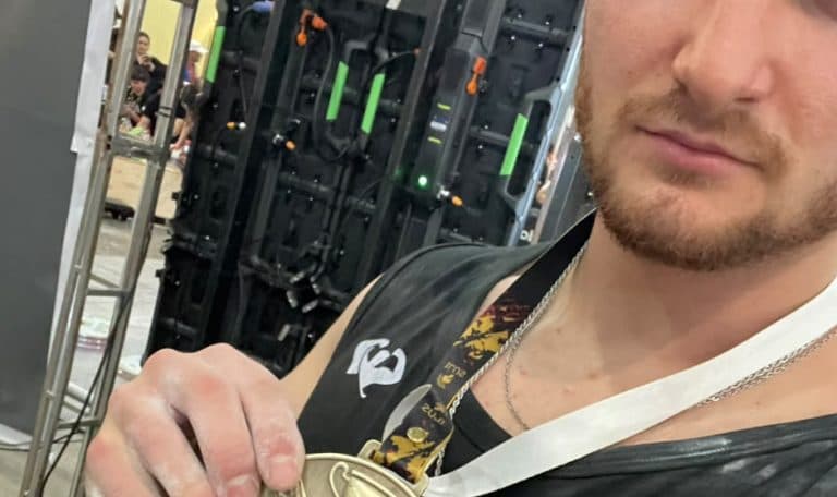 Joven de Colonia Ensanche Sauce volvió a ganar un torneo nacional de fuerza - imagen de origen