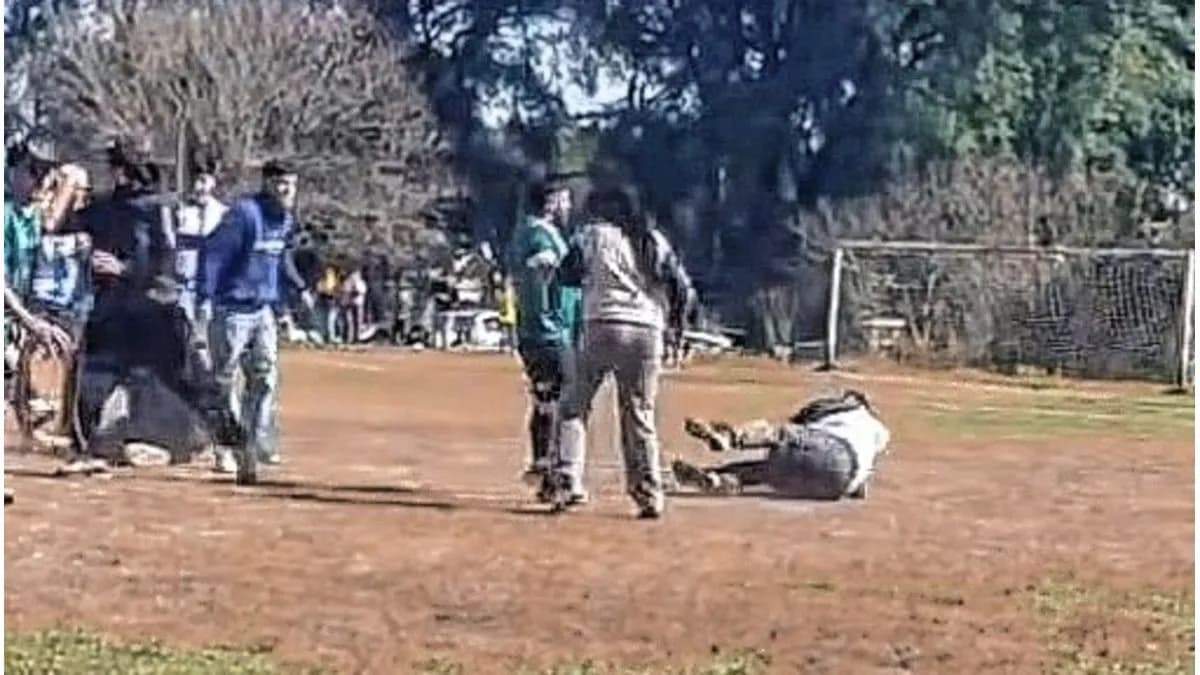 Bajada Grande: otra vez incidentes en un partido de fútbol amateur - imagen de origen
