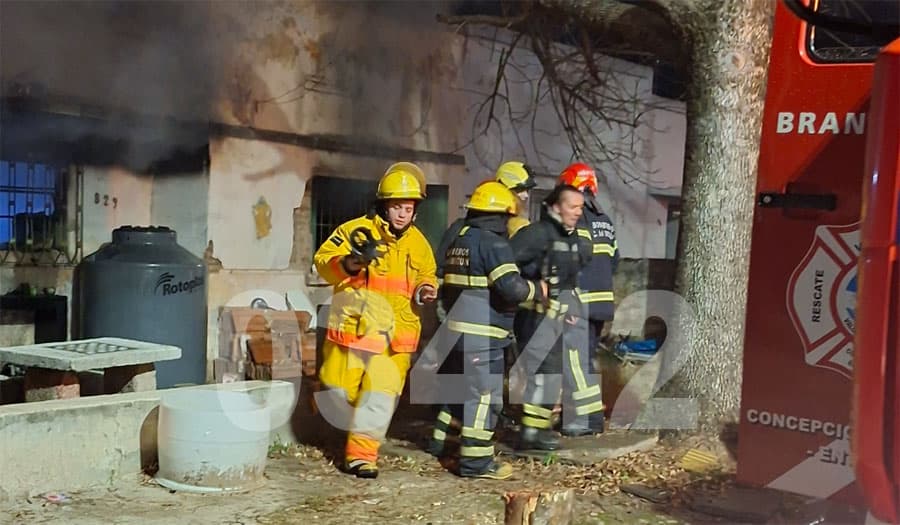 Lamentable saldo: Falleció el dueño de la vivienda incendiada en calle 25 de Agosto - imagen de origen