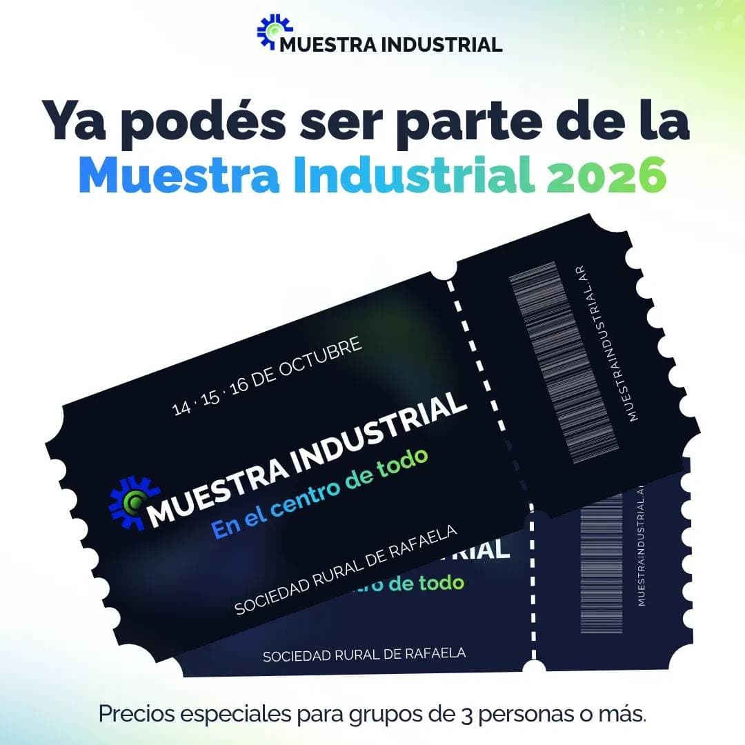 La Muestra Industrial “En el Centro de Todo” lanzó la venta de entradas para su edición 2026 - imagen de origen