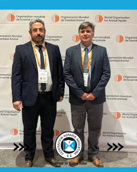 FAA Entre Ríos participó de un encuentro clave para el futuro del comercio y la sanidad animal a nivel mundial - imagen de origen