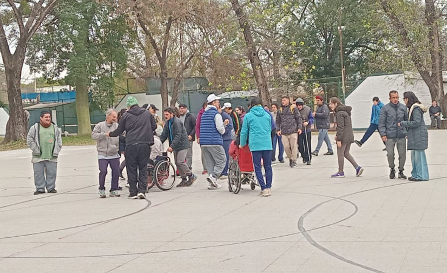 Se realizó un encuentro deportivo para personas con discapacidad - imagen de origen