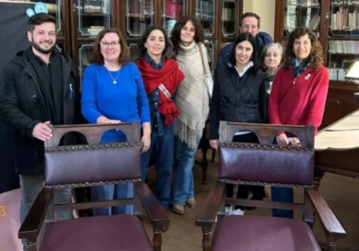 Reparan y ponen en valor mobiliario histórico de la Biblioteca Alberto Larroque - imagen de origen