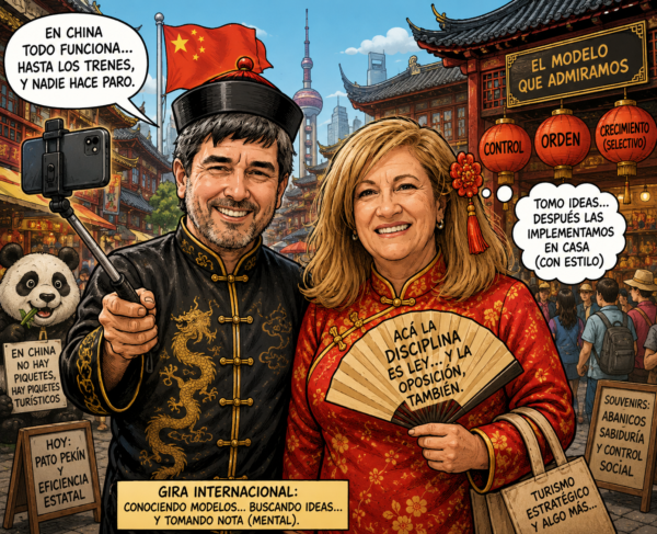 ROMERO Y FUERTES SE VAN 15 DÍAS A CHINA: ¿INVERSIONES O TURISMO POLÍTICO DE LA LIGA DE INTENDENTES PERONISTAS? - imagen de origen