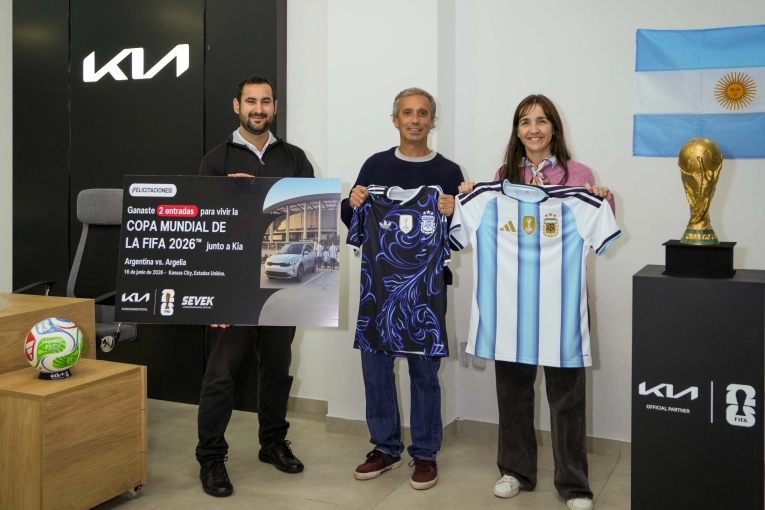 Dos concordienses ganaron en una promo de KIA y se van a ver a la Selección Argentina en el Mundial - imagen de origen