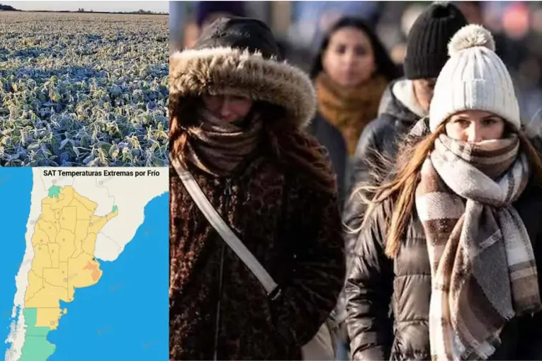 El frío antártico se expande por el país y se esperan temperaturas bajo cero - imagen de origen