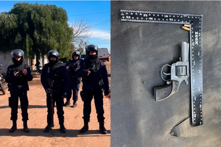 Huía armado por un descampado, fue detectado por un dron policial y terminó detenido - imagen de origen