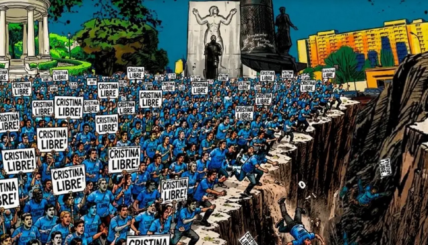 El peronismo escribió su carta de suicidio en Parque Lezama - imagen de origen