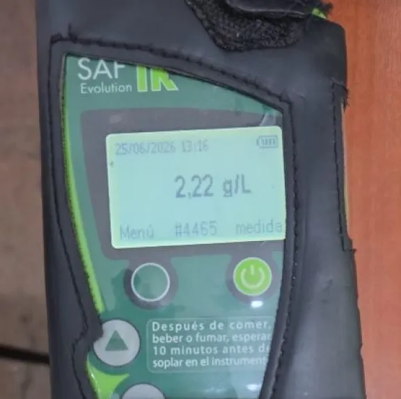 La Comisión Nacional de Regulación del Transporte desafectó a un chofer profesional por alcoholemia positiva en Gualeguaychú - imagen de origen