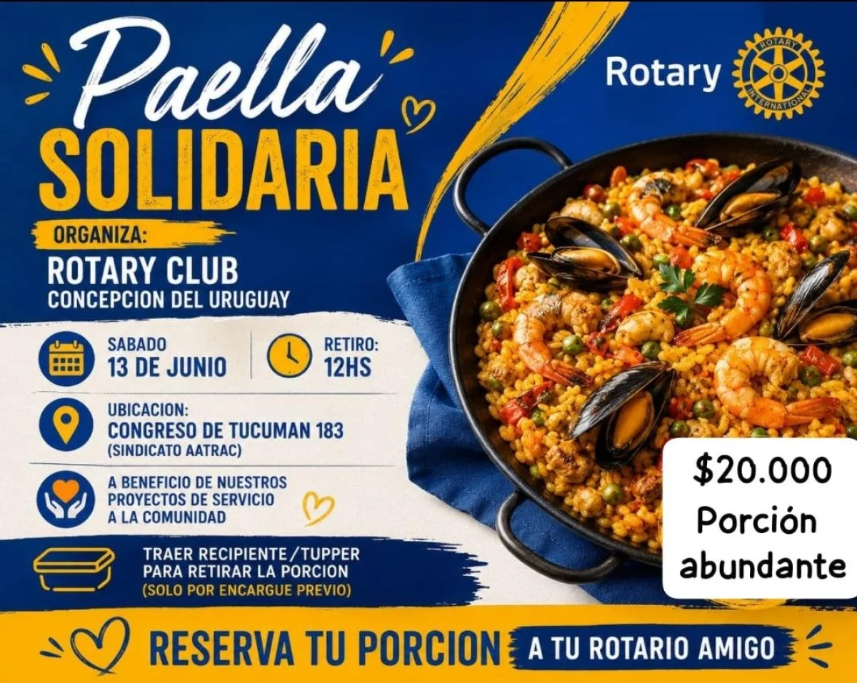 Rotary Club organiza una Paella Solidaria para apoyar proyectos comunitarios - imagen de origen