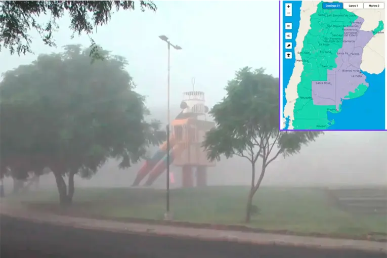 Alerta violeta por niebla para Entre Ríos y otras ocho provincias: las zonas afectadas - imagen de origen