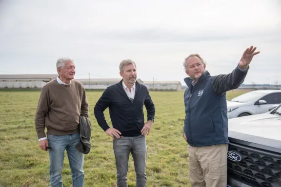 Frigerio visitó un emprendimiento productivo en Arroyo Barú - imagen de origen