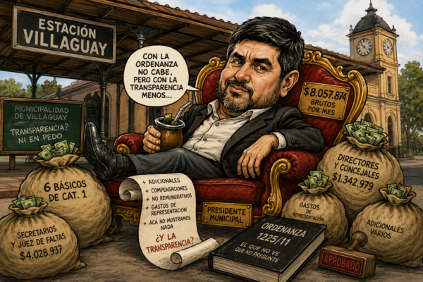 Villaguay: Fuertes lleva su sueldo bruto por encima de los 8 millones de pesos - imagen de origen