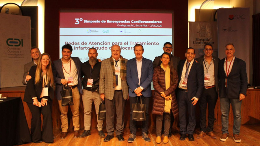 Orgullo uruguayense: Profesionales del Hospital Urquiza se destacaron en el III Simposio de Emergencias Cardiovasculares - imagen de origen
