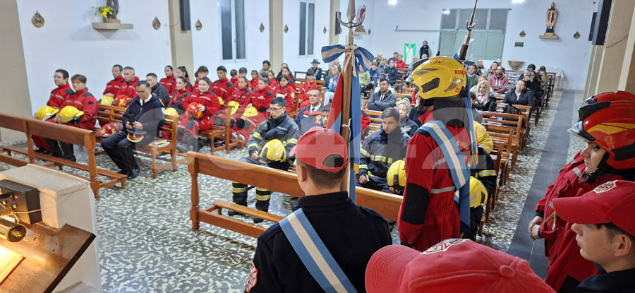 Misa en Parroquia San Vicente por el Día del Bombero Voluntario - imagen de origen