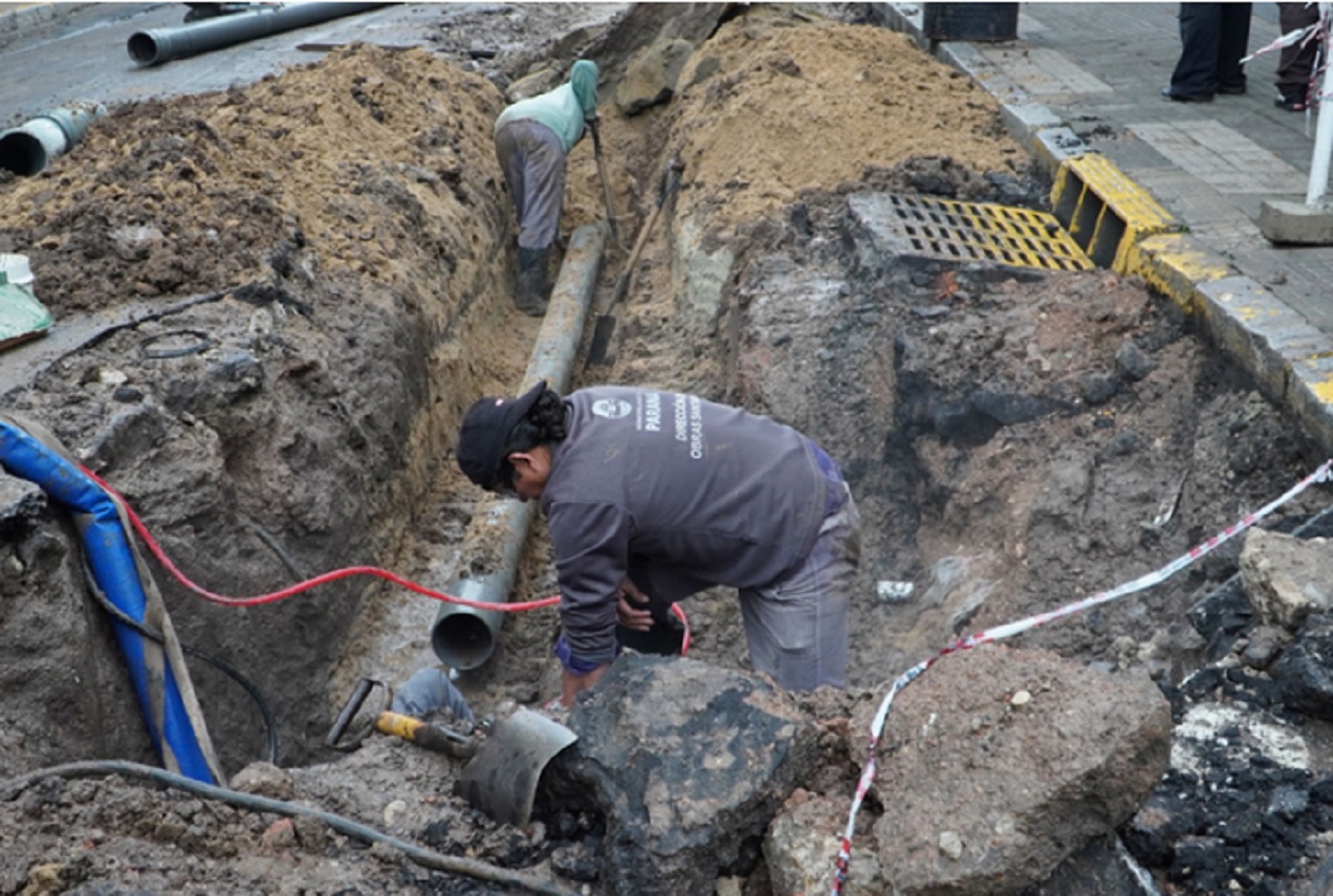 Trabajos de enlaces para optimizar el servicio de agua potable - imagen de origen