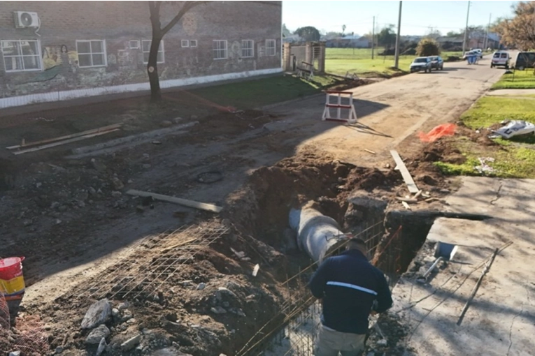 Continúan con los trabajos de reconstrucción de calle Perigán y la infraestructura subterránea - imagen de origen