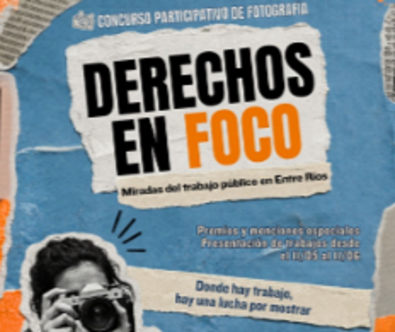 “Derechos en foco”: convocan a estatales entrerrianos a reflejar su tarea cotidiana a través de la fotografía - imagen de origen