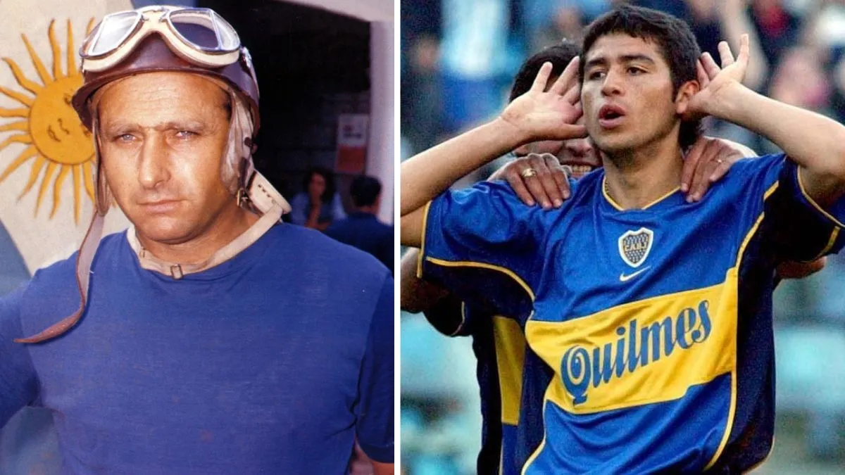Juan Manuel Fangio y Juan Román Riquelme nacieron un 24 de junio - imagen de origen