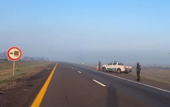 Rutas 12 y 14: Gendarmería y la Policía montan un operativo de prevención por intensa niebla - imagen de origen