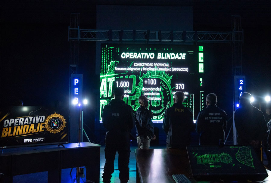 La provincia puso en marcha un operativo de seguridad con monitoreo en tiempo real - imagen de origen