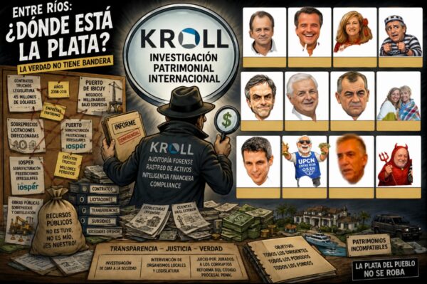 Rossi propone una agencia internacional para investigar el patrimonio de los dirigentes entrerrianos - imagen de origen