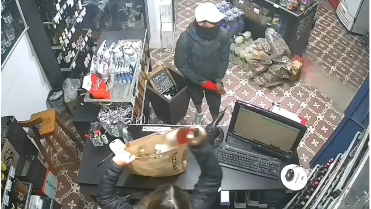 Un delincuente vigiló el comercio Bruzzoni de Paraná y asaltó el local apenas quedó sin clientes - imagen de origen