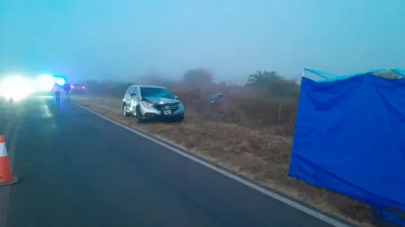 Un peatón falleció tras ser arrollado por un auto sobre Ruta Nº32 y el Acceso a Maria Grande - imagen de origen